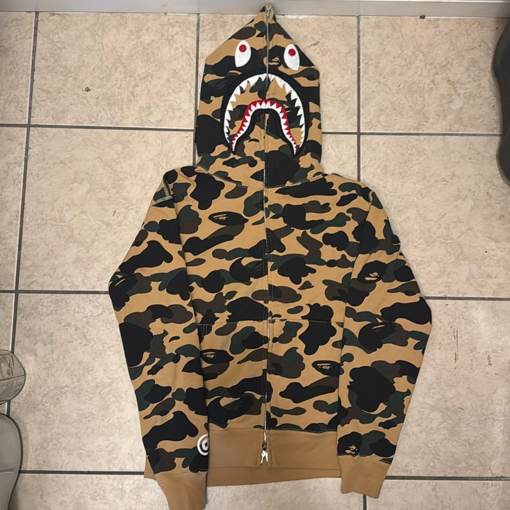 BAPE 1st Camo Shark Full Zip Hoodie
